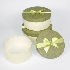 Custom Round Decorative Cardboard Boxes