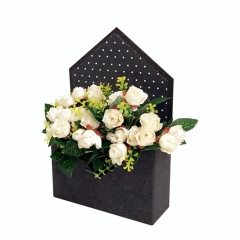 Scatola di carta di forma busta logo personalizzato per fiori di imballaggio