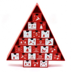 Calendario dell'Avvento del Treasure Box a forma di triangolo