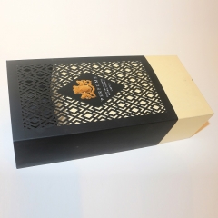 Scatola porta vino in cartone con logo personalizzato di alta qualità con cassetto