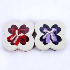 Scatola di carta a forma di fiore di alta qualità per confezionare cioccolato e fiori