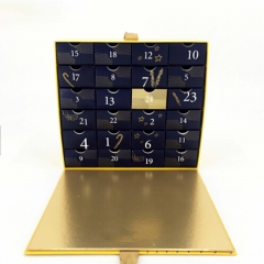 24 cassetti calendario dell'avvento scatola di cartone con nastro