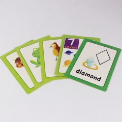 stampa di carte da gioco in carta cartone personalizzata con flash card