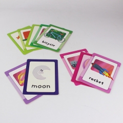 Luxury Colorful Printed 350g Paper Custom Flash Cards for Kids