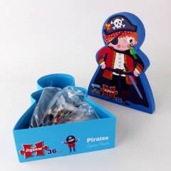 gioco di puzzle personalizzato con scatola di carta per bambini